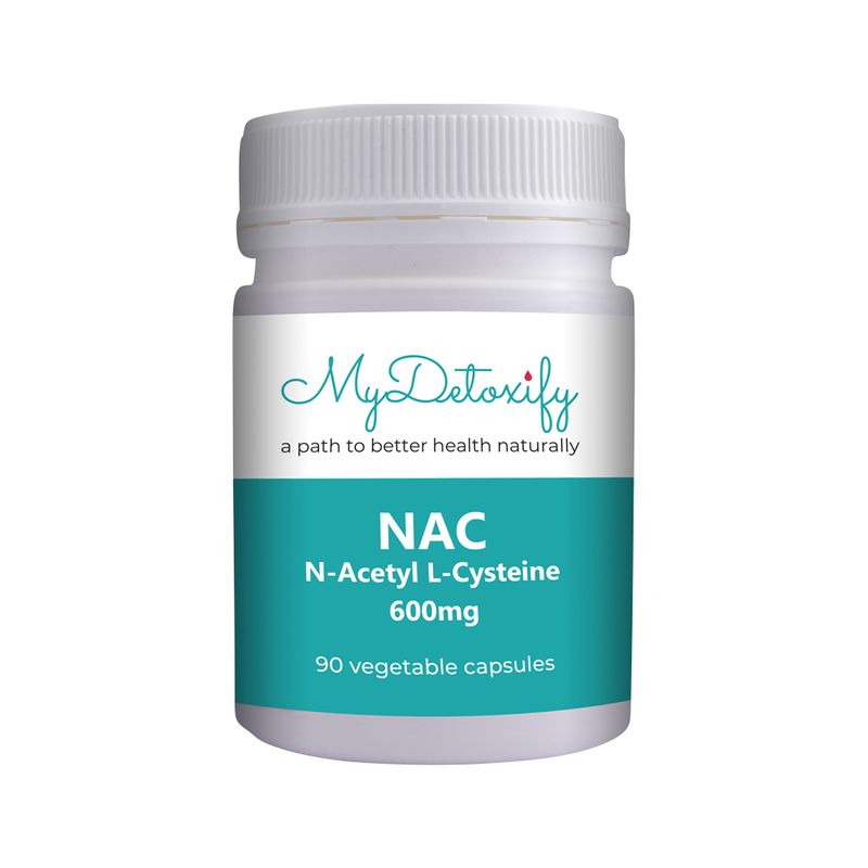 NAC 600mg Capsules (N-Acetyl L-Cysteine)
