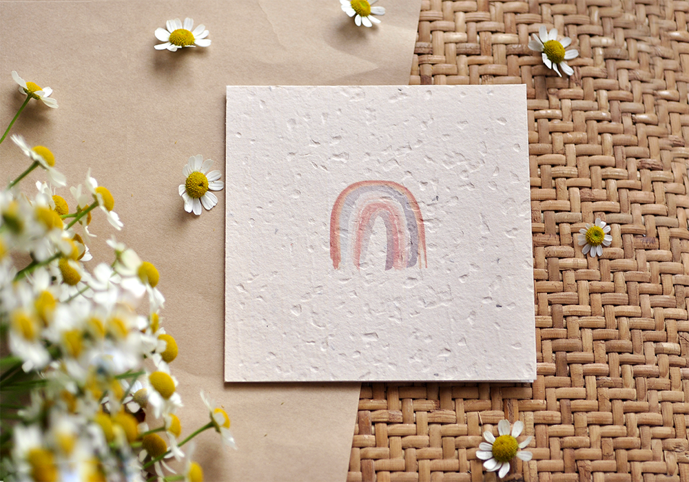Rainbow Spirit Plantable Greeting Card