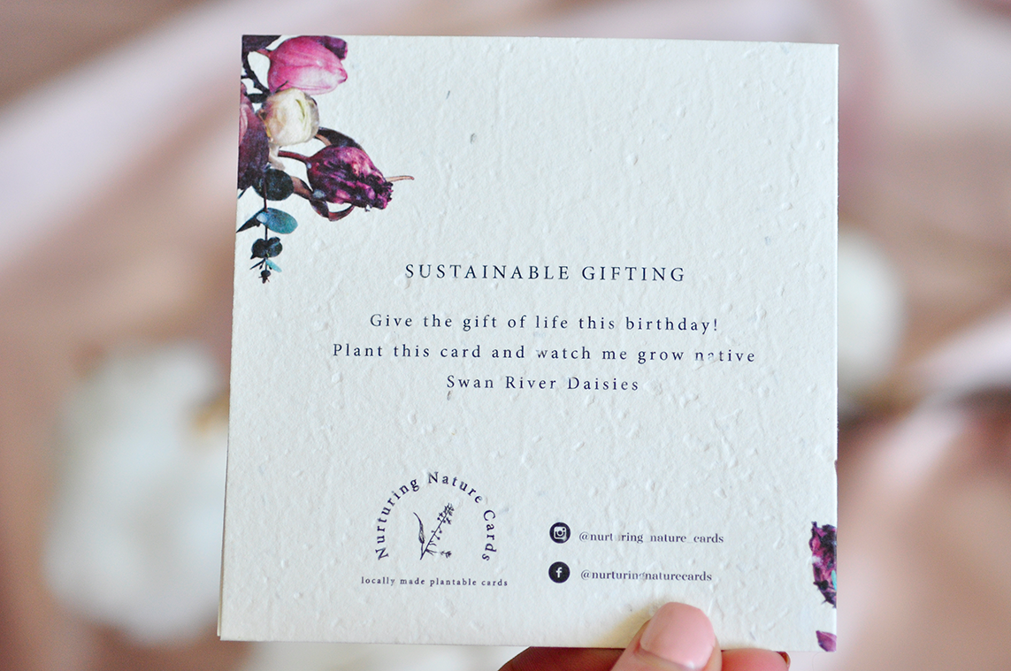 Saskia Happy Birthday Plantable Greeting Card