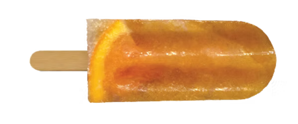 Freshly Squeezed Orange Ice Block