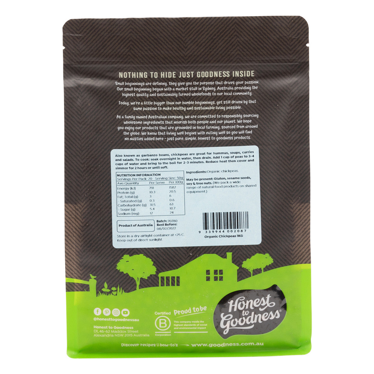 Organic Chickpeas
