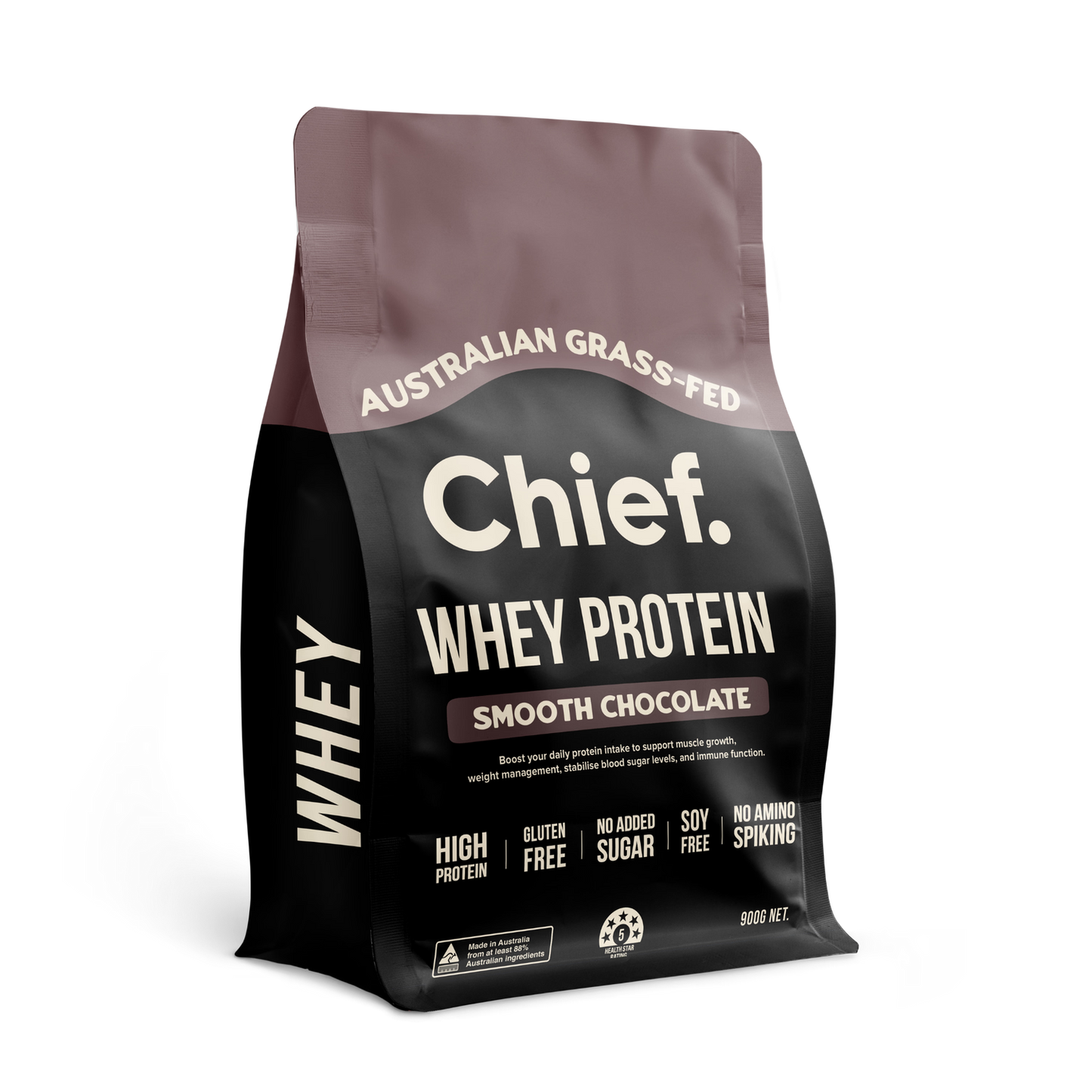 Grass-fed Whey Protein Powder - Smooth Chocolate