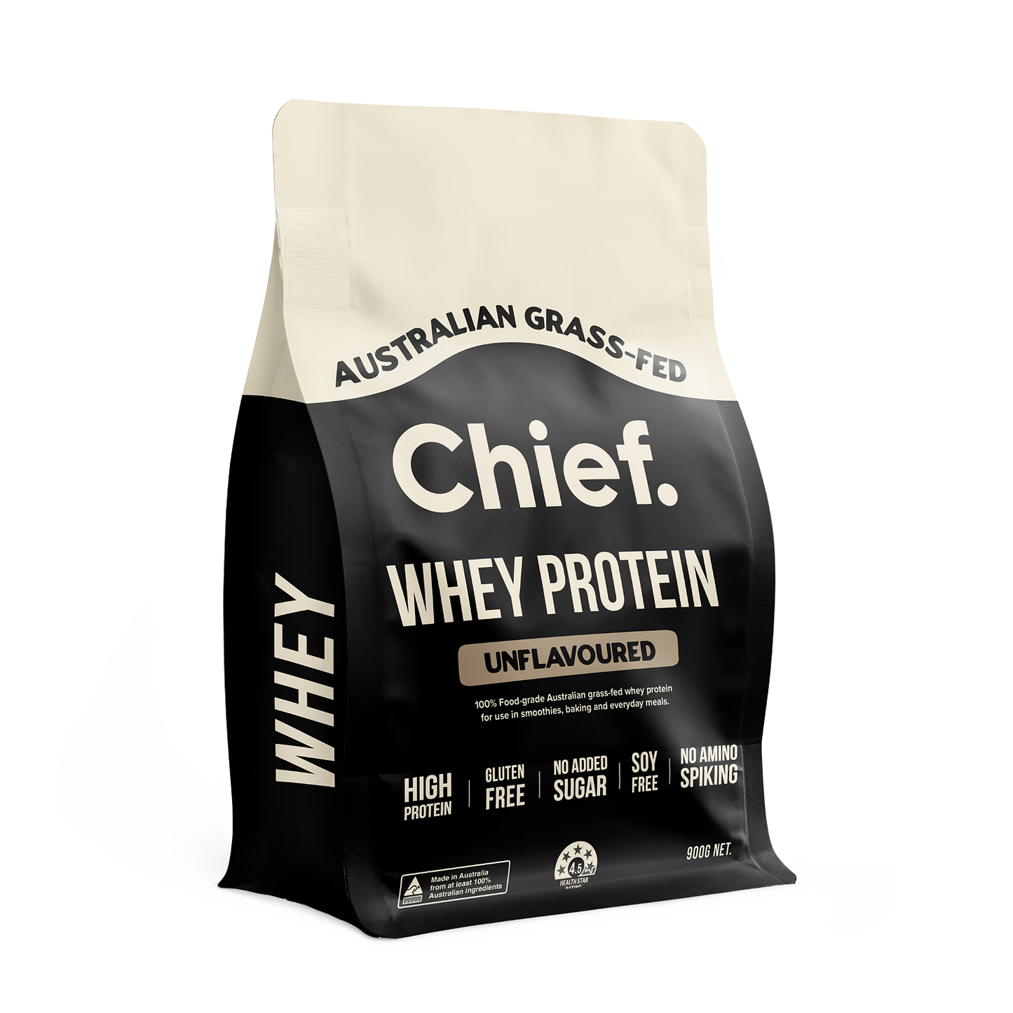 Grass-fed Whey Protein Powder - Unflavoured