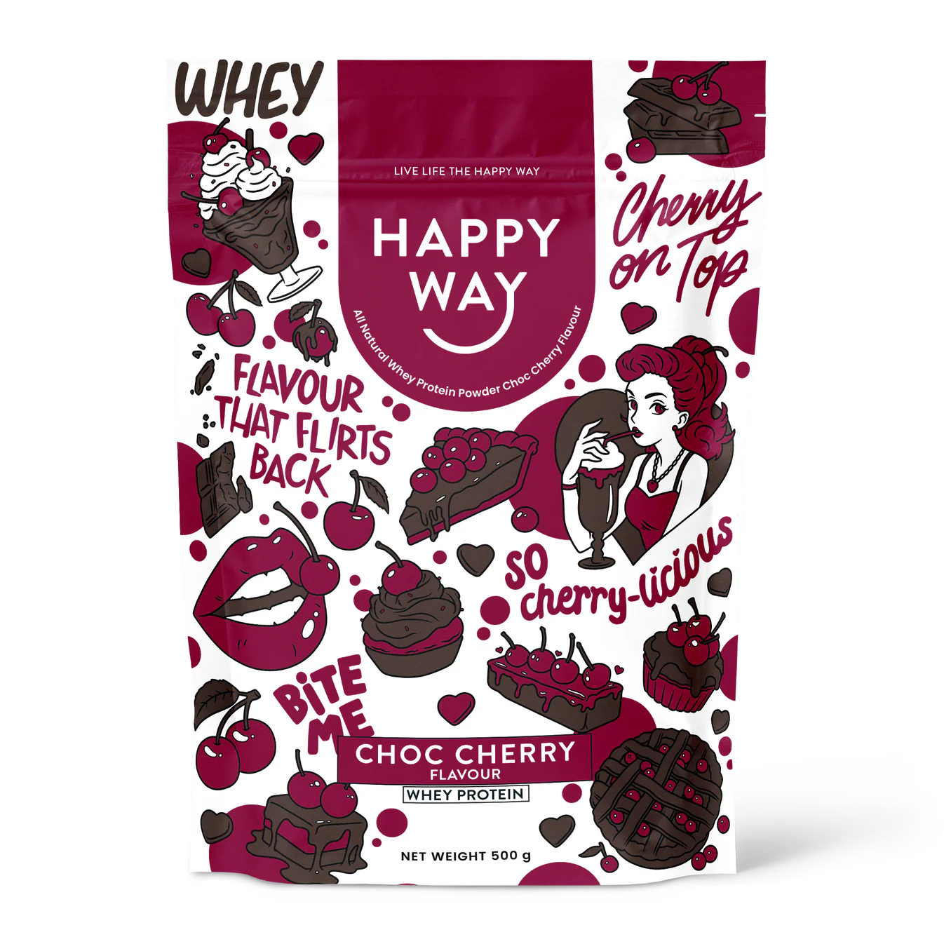 Whey Protein Powder - Choc Cherry