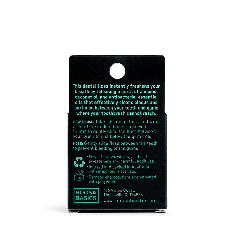 Dental Floss with Bamboo Charcoal - Aniseed