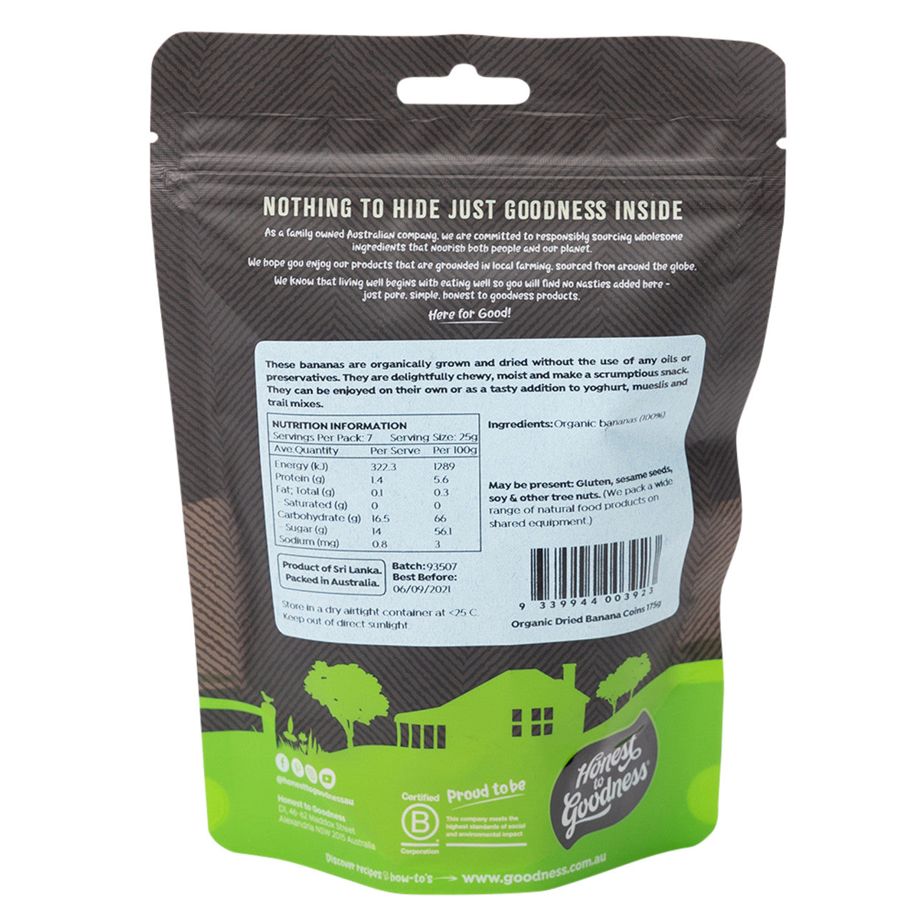 Organic Dried Banana Coins