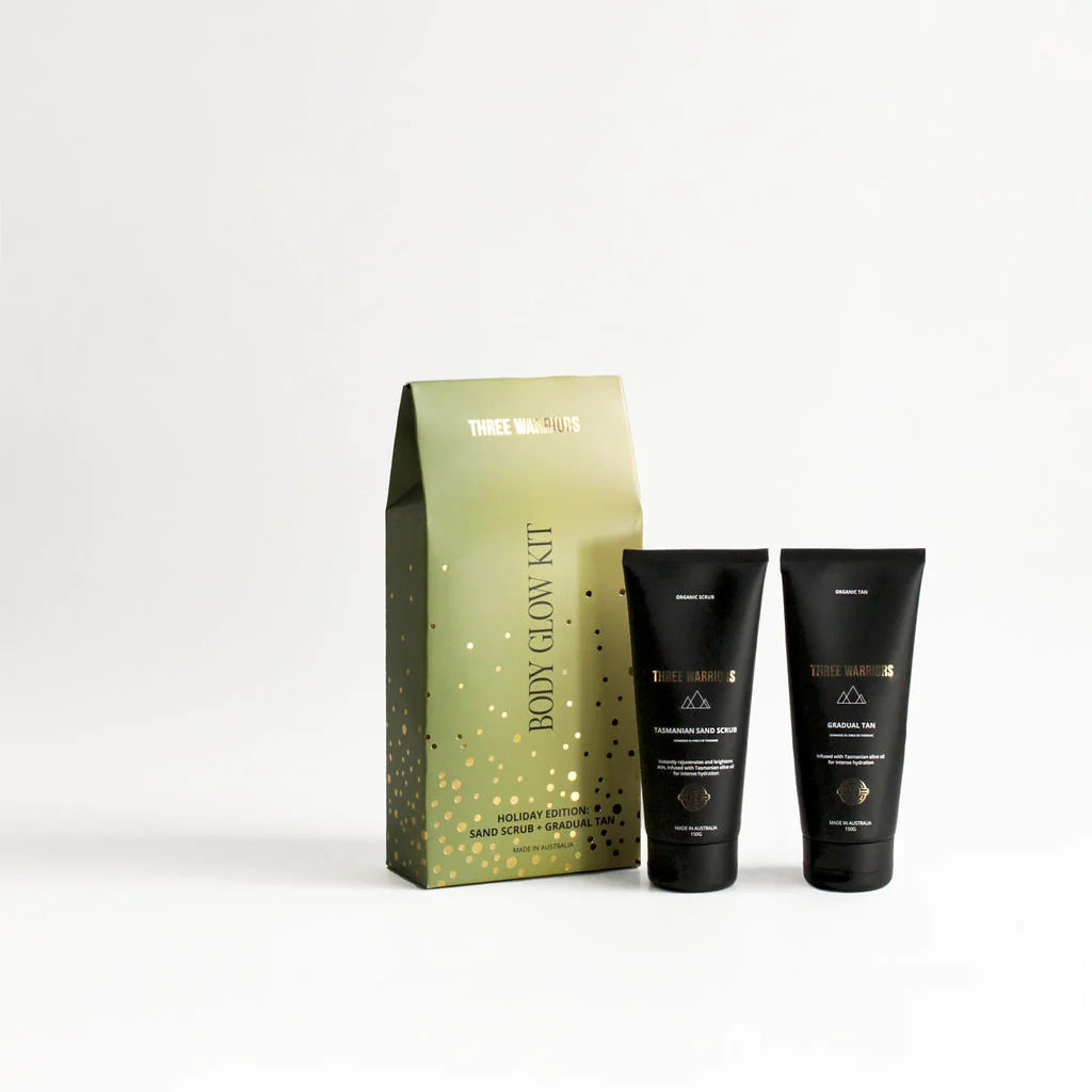 Holiday Gift Set - Body Glow Kit (Tasmanian Sand Scrub & Gradual Tan)