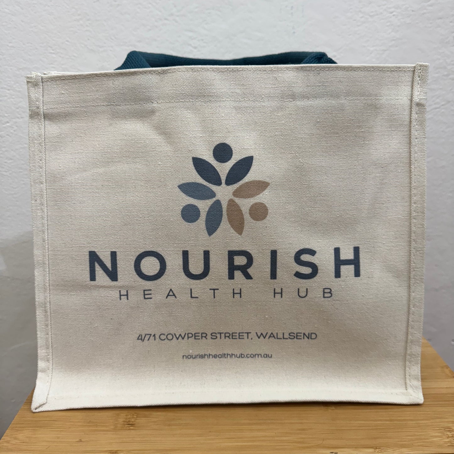 Nourish Health Hub Canvas Tote