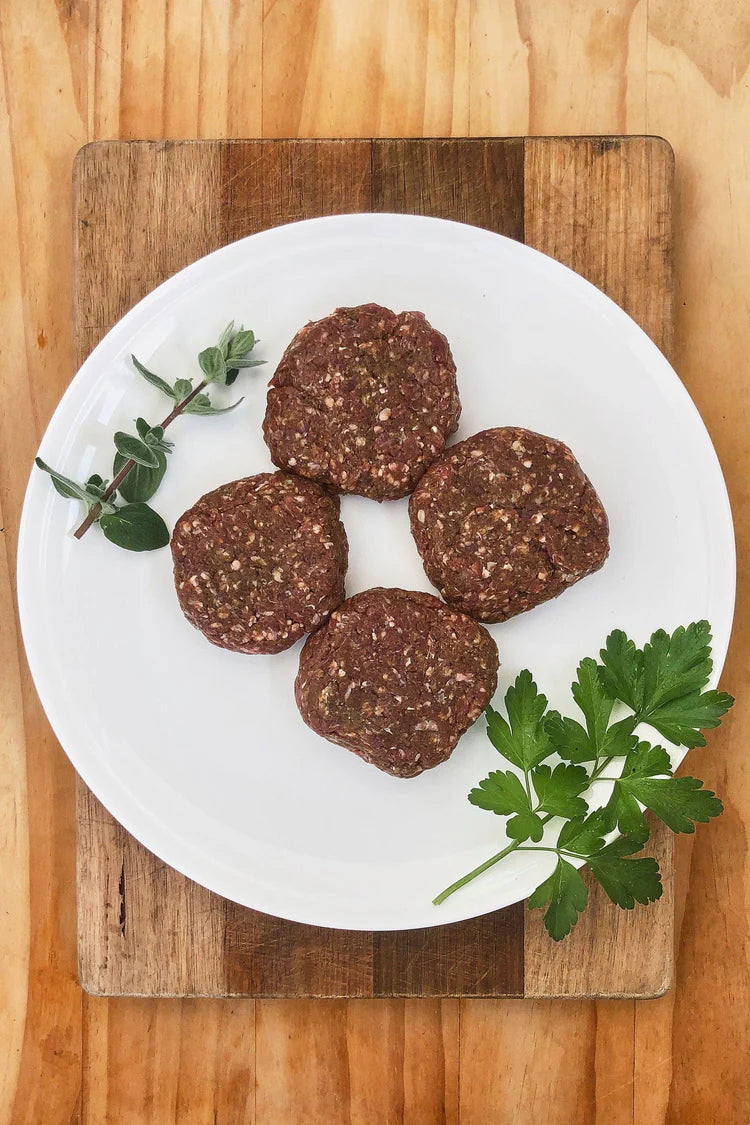 Organic Burger Patties - Moroccan