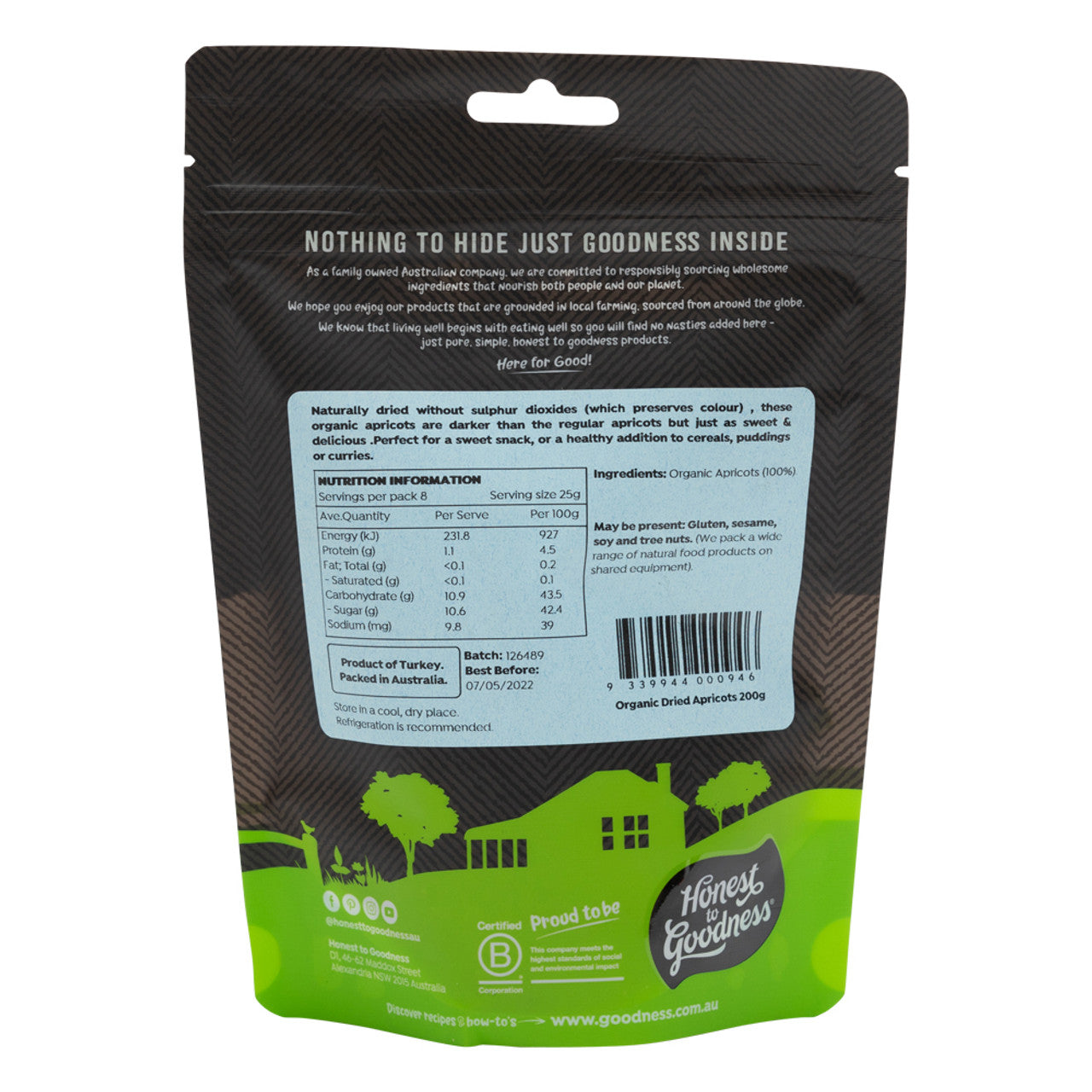 Organic Dried Apricots