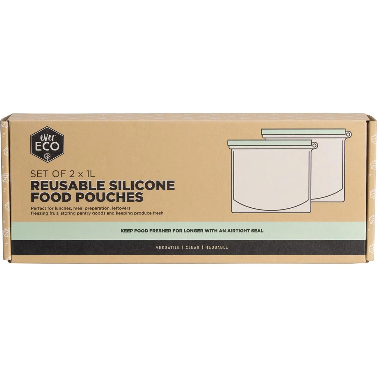 Reusable Silicone Food Pouches 2pk