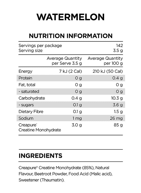 Amino - Creatine Monohydrate (Watermelon)