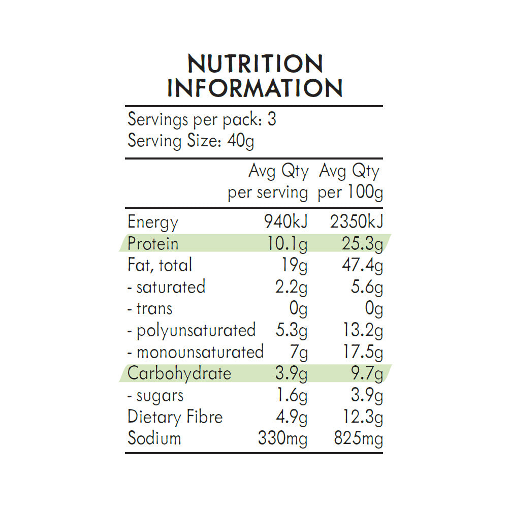 Penati Keto Nut & Seed Crackers - Nude 120g