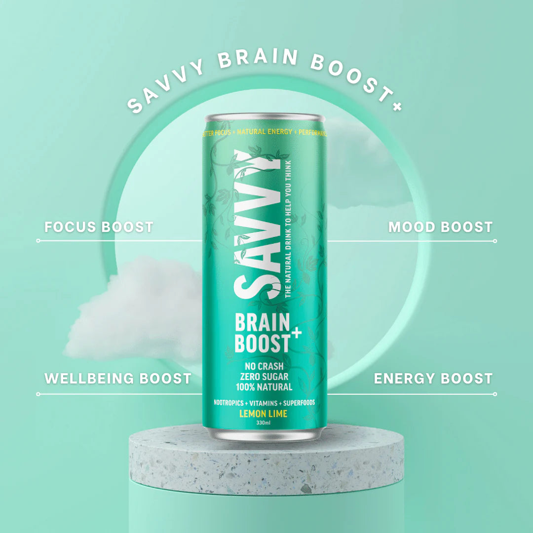Brain Boost Vitamin Nootropic Drink - Lemon Lime
