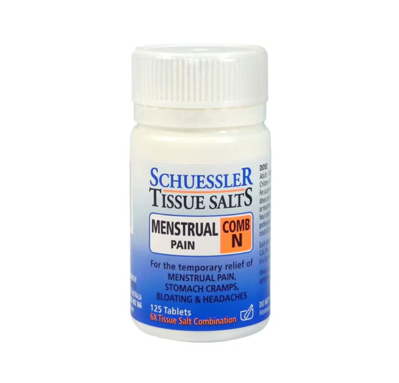 Schuessler Tissue Salts - Menstrual Pain (Comb N)