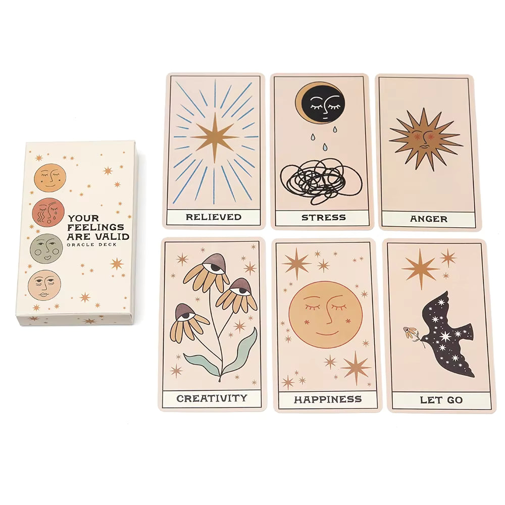 Your Feelings Are Valid Oracle Deck 2nd Edition Mental Health Oracle Mood Deck