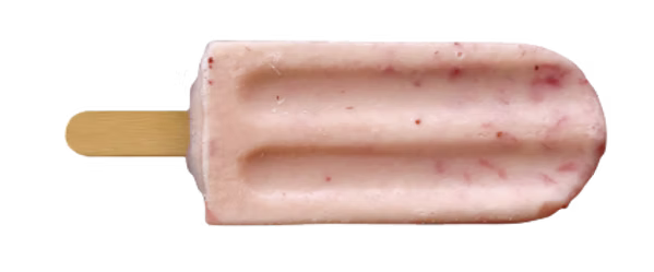 Fresh Strawberry & Cream Ice Block