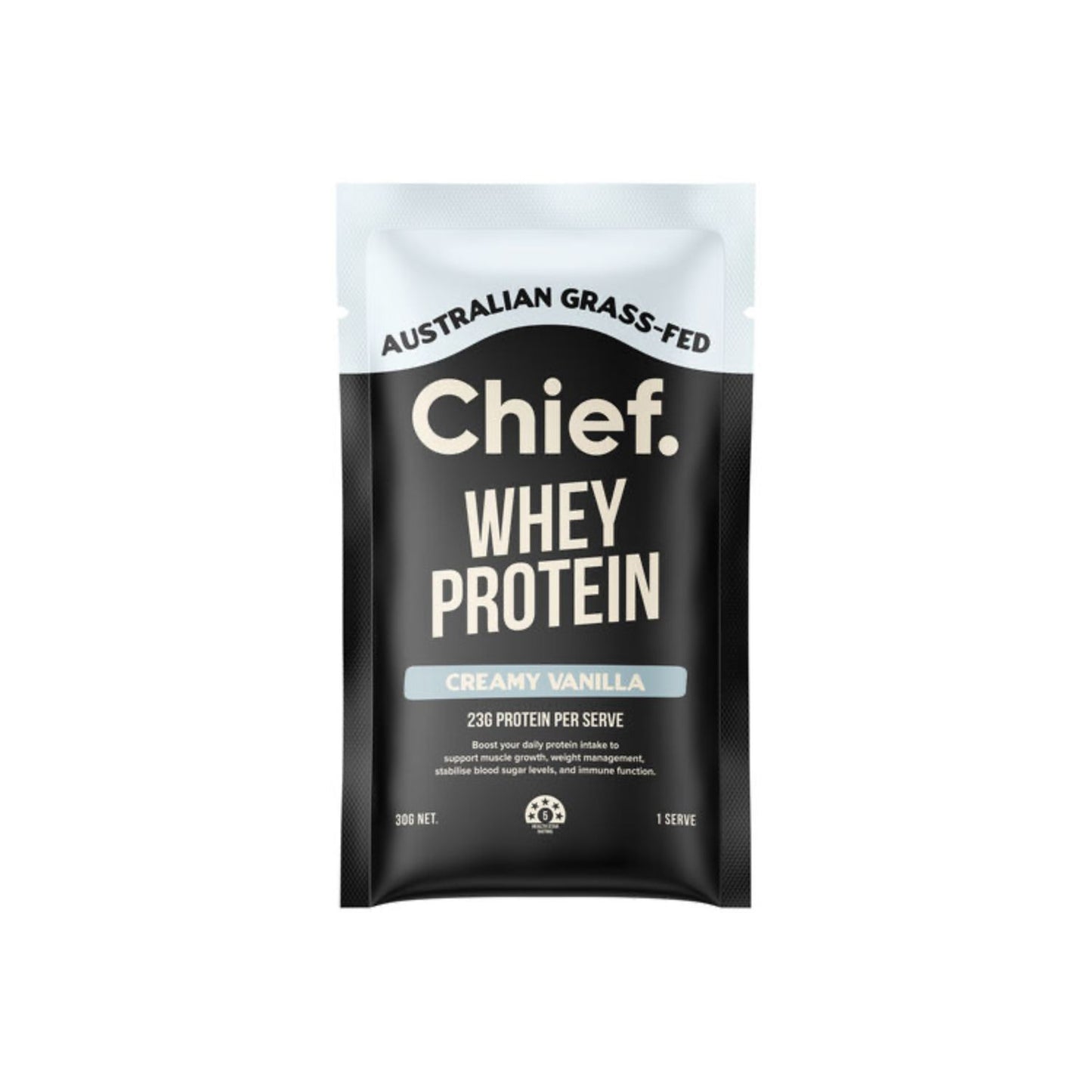 Grass-fed Whey Protein Powder - Creamy Vanilla