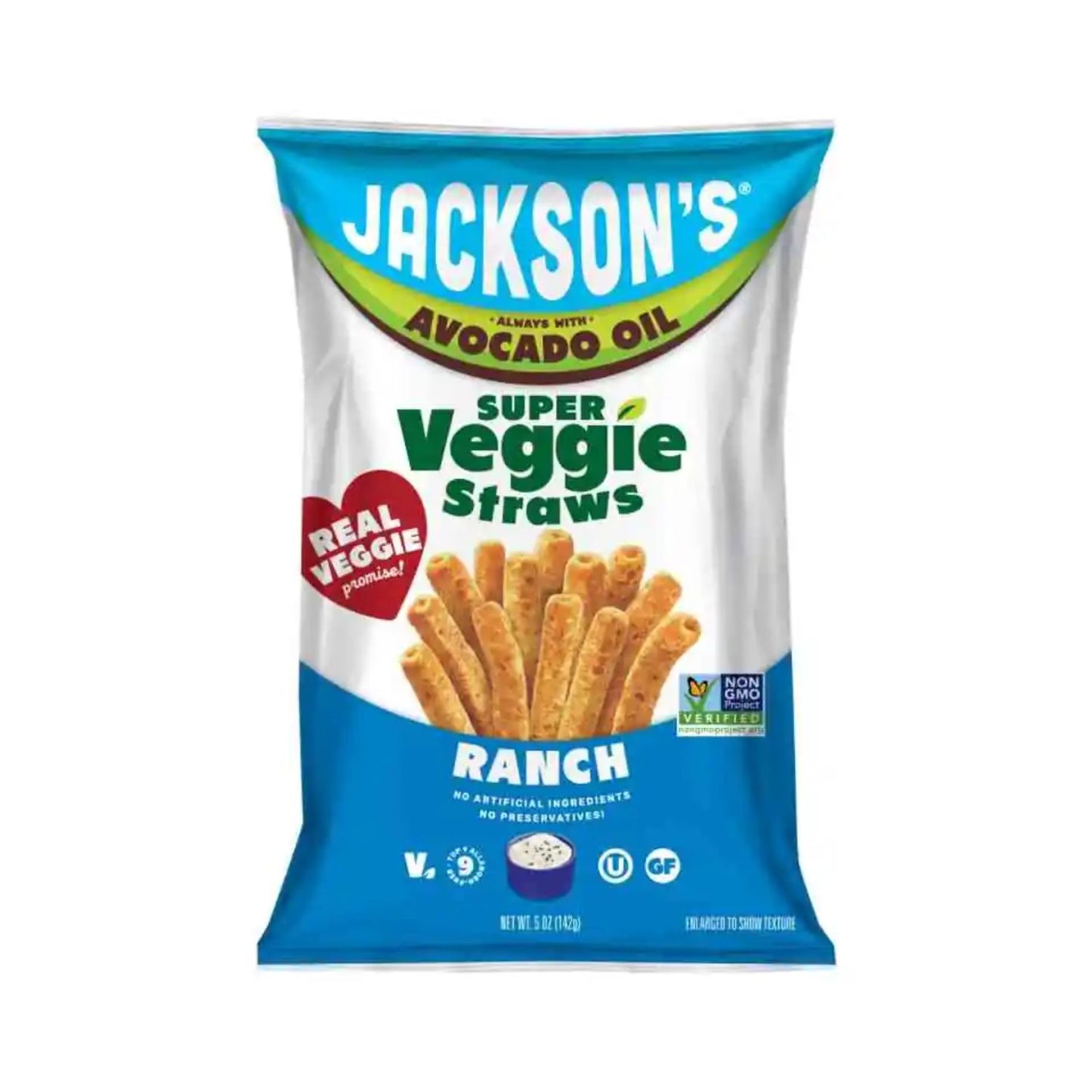 Super Veggie Straws With Avocado Oil - Ranch