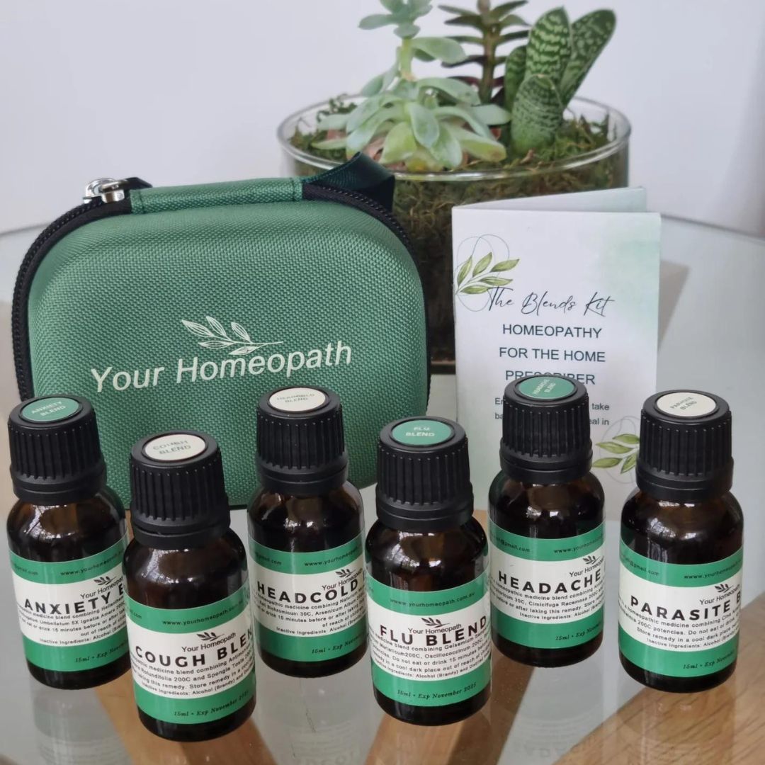 Homeopathic Blends Kit - 6 x Remedies + Carry Case