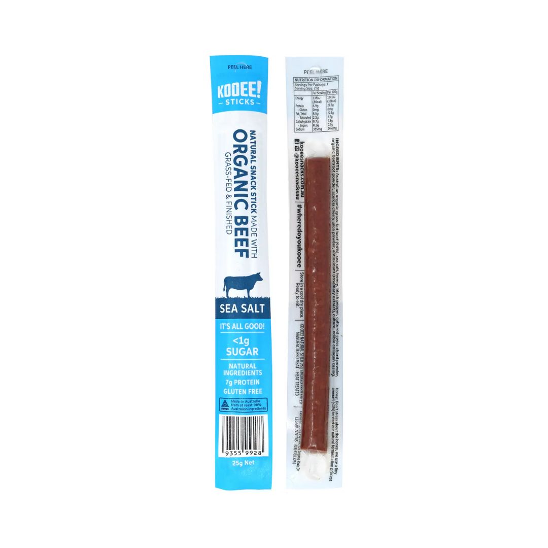 Organic Beef Sticks - Sea Salt