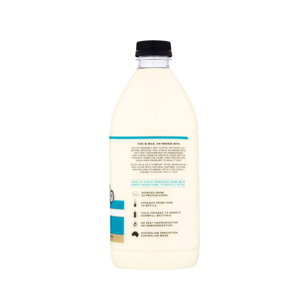Cold Pressed Raw A2 Jersey Milk