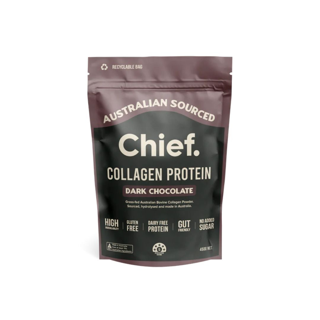 Grass-fed Collagen Protein Powder - Dark Chocolate