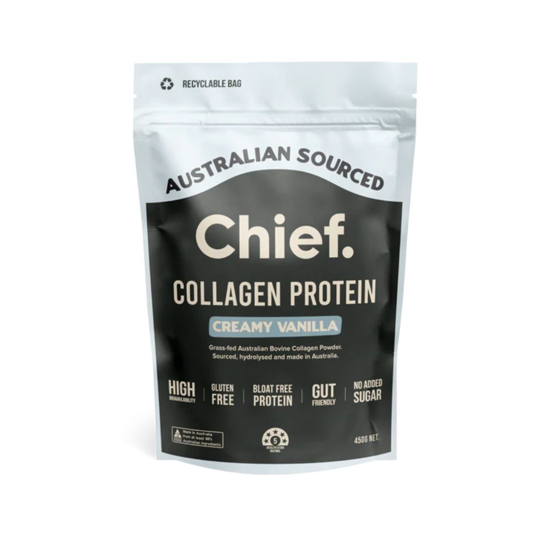 Grass-fed Collagen Protein Powder - Creamy Vanilla