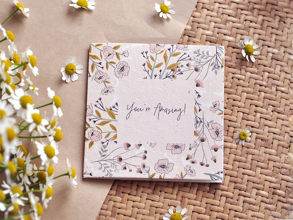 You're Amazing! Plantable Gift Card