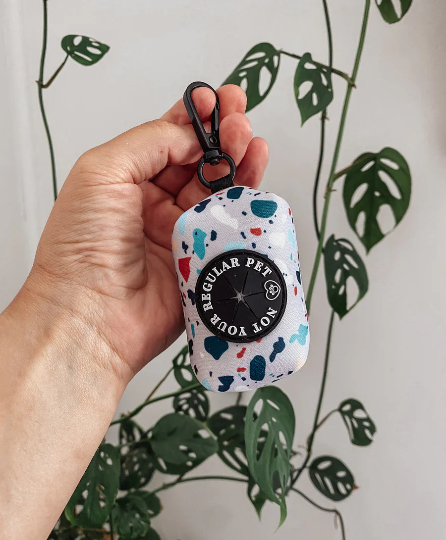 Azzurro Terrazzo Poop Bag