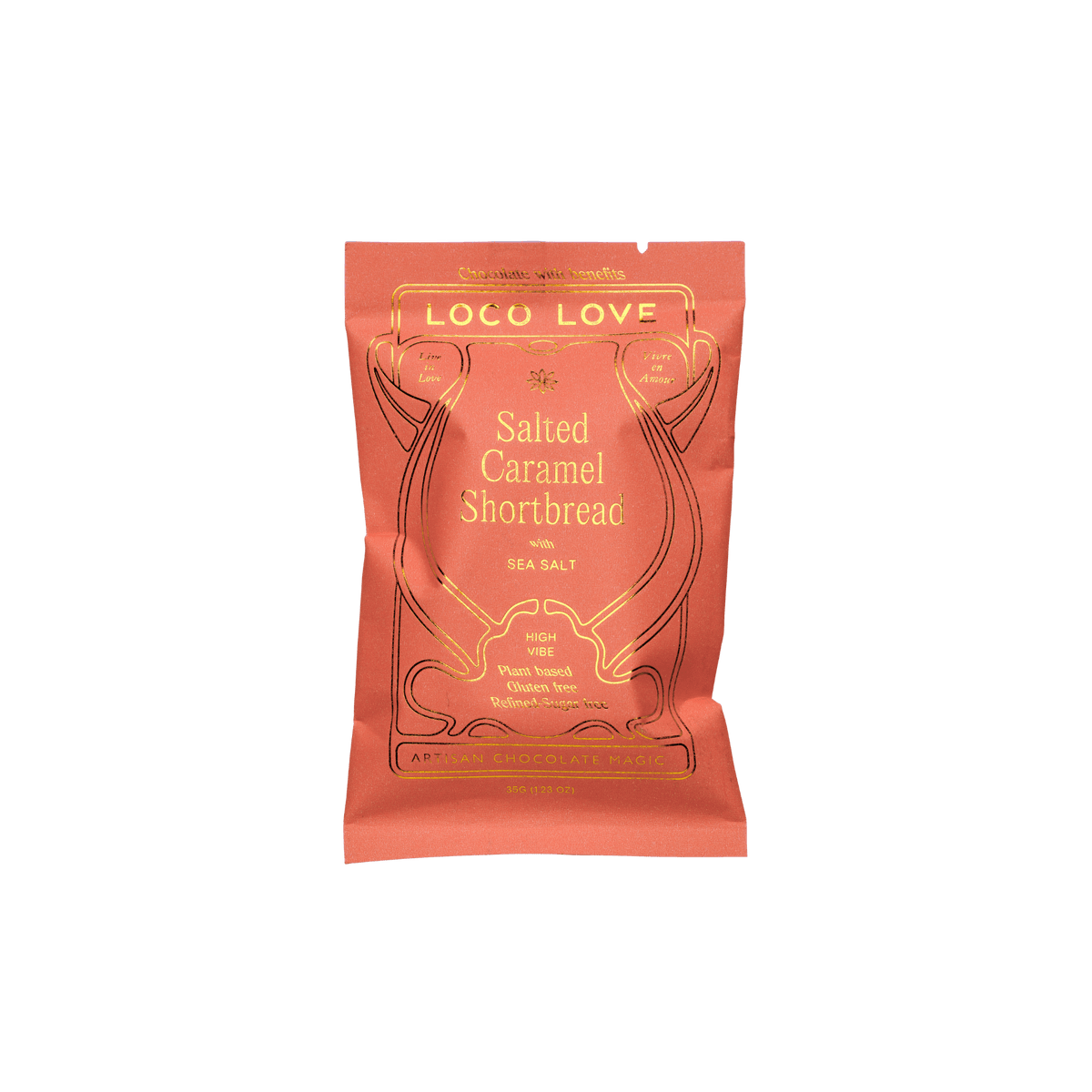 Loco Love Salted Caramel Shortbread 35g