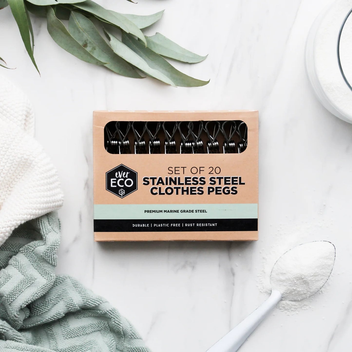 Stainless Steel Clothes Pegs Premium Marine Grade