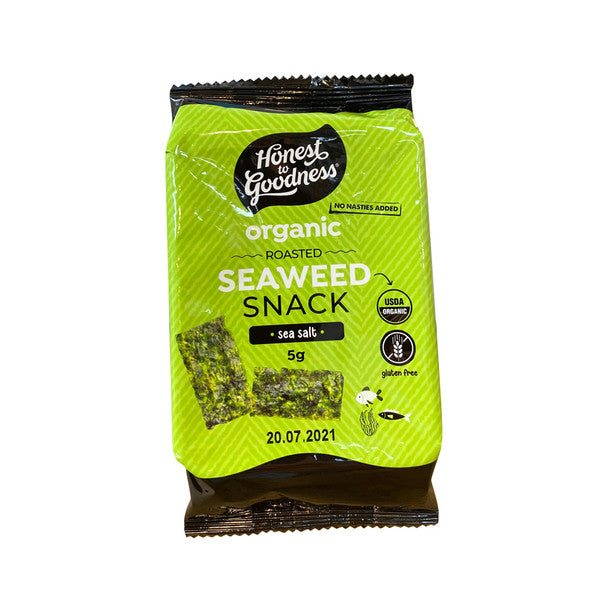 Organic Roasted Seaweed Snack - Sea Salt