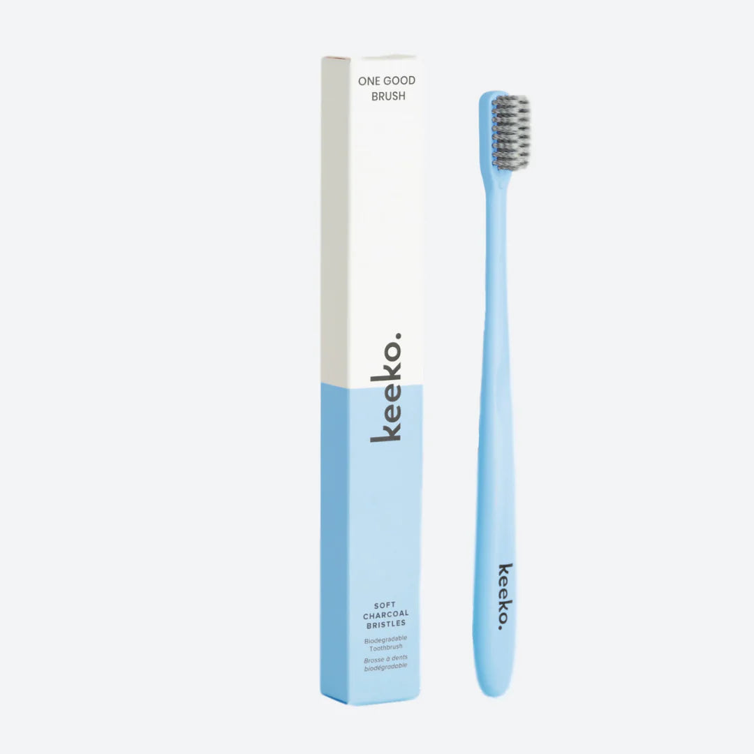 Biodegradable Toothbrush - Soft Charcoal Bristles