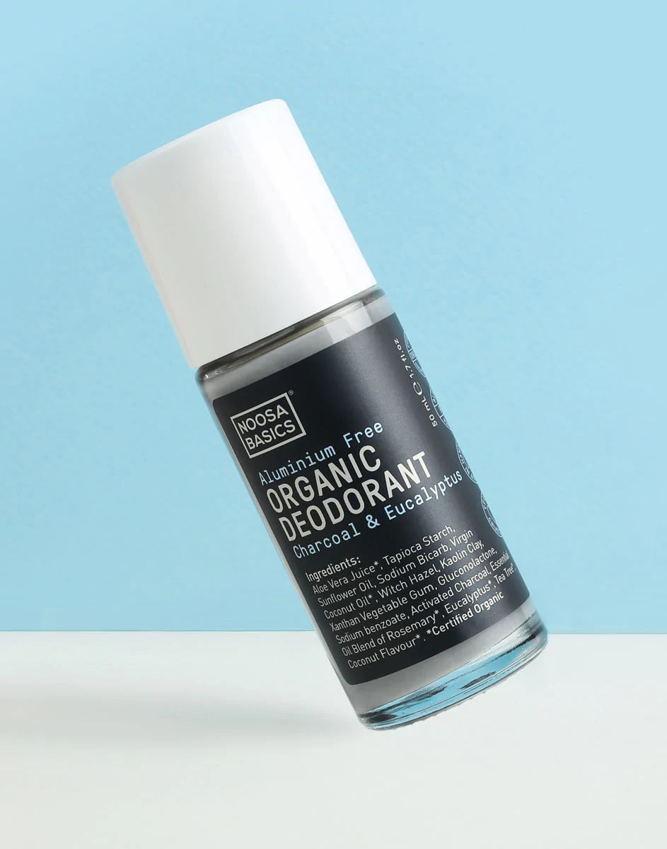 Roll On Organic Deodorant - Charcoal & Eucalyptus