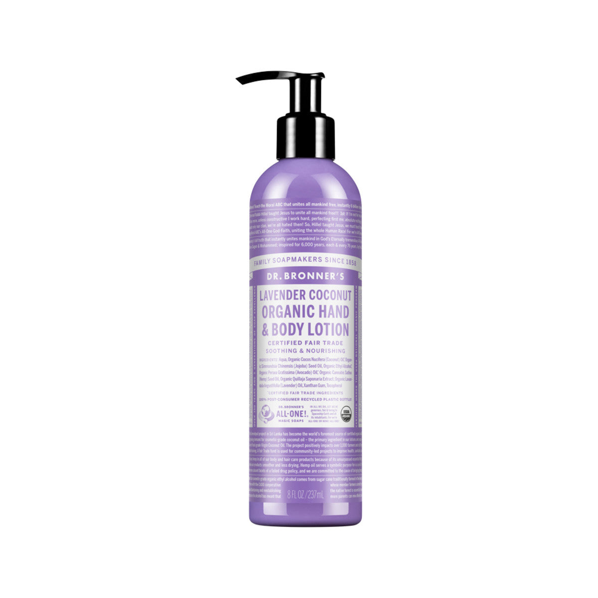 Organic Hand & Body Lotion - Lavender Coconut
