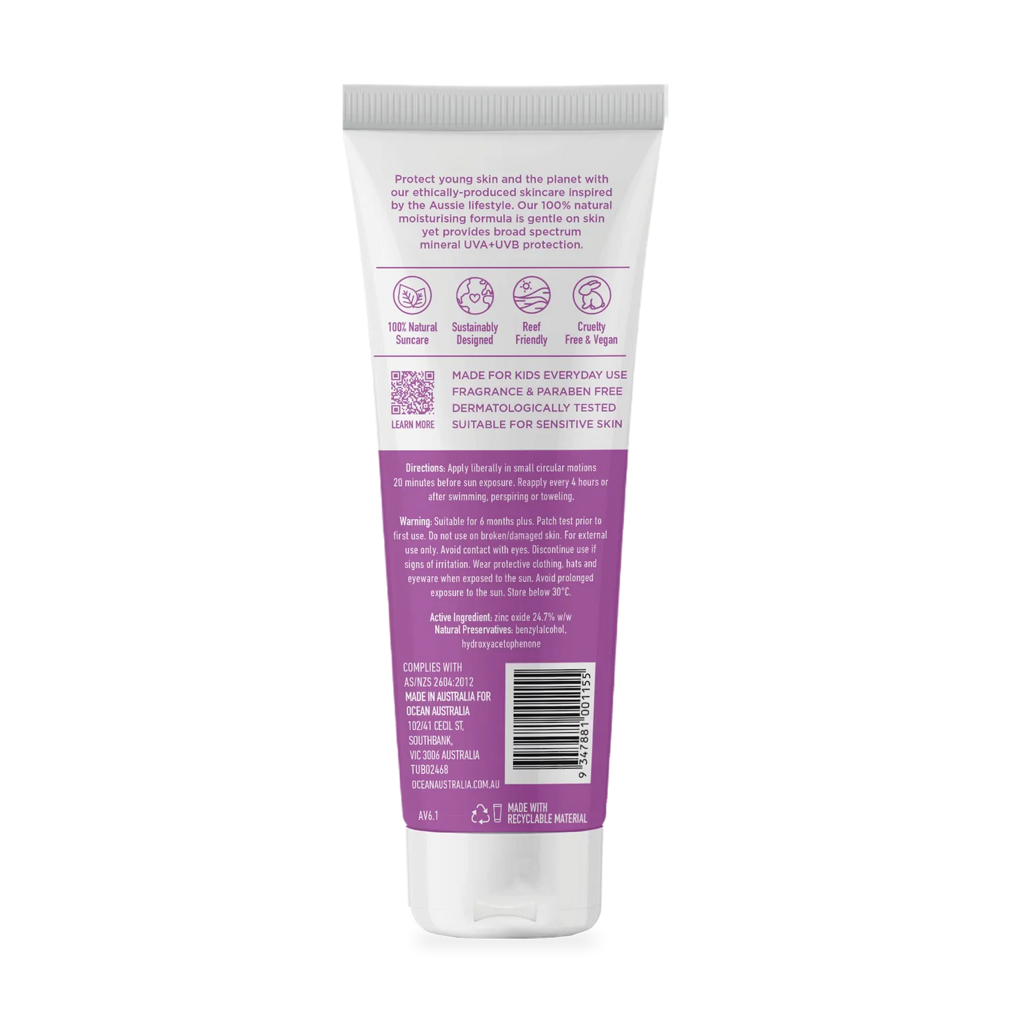 SPF 50+ Kids Sunscreen