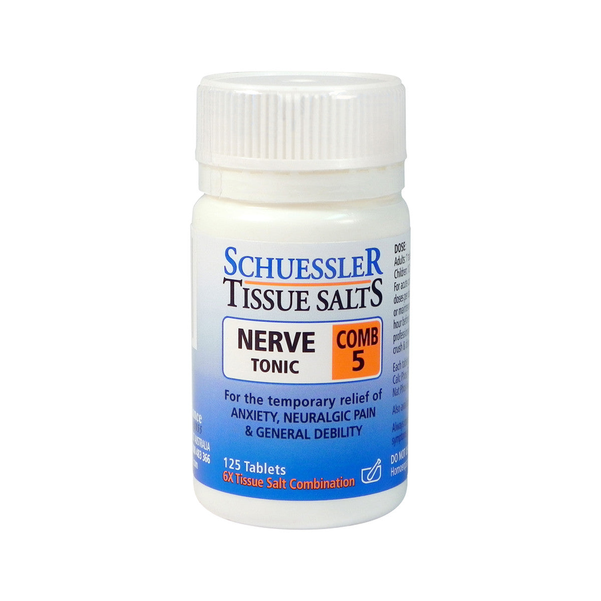 Schuessler Tissue Salts - Comb 5 (Nerve Tonic)