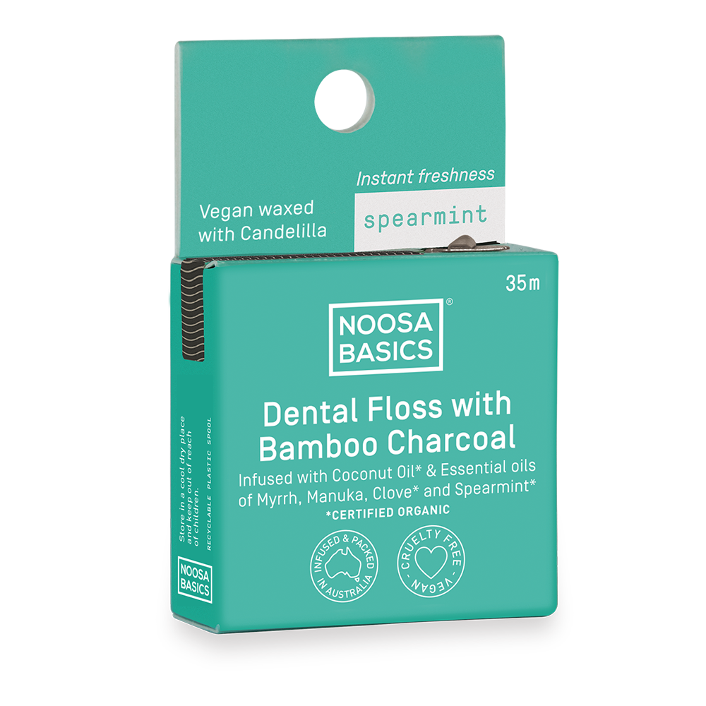 Dental Floss with Bamboo Charcoal - Spearmint
