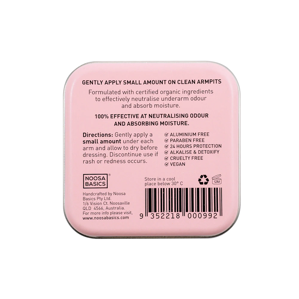 Organic Deodorant - Rose & Frankincense