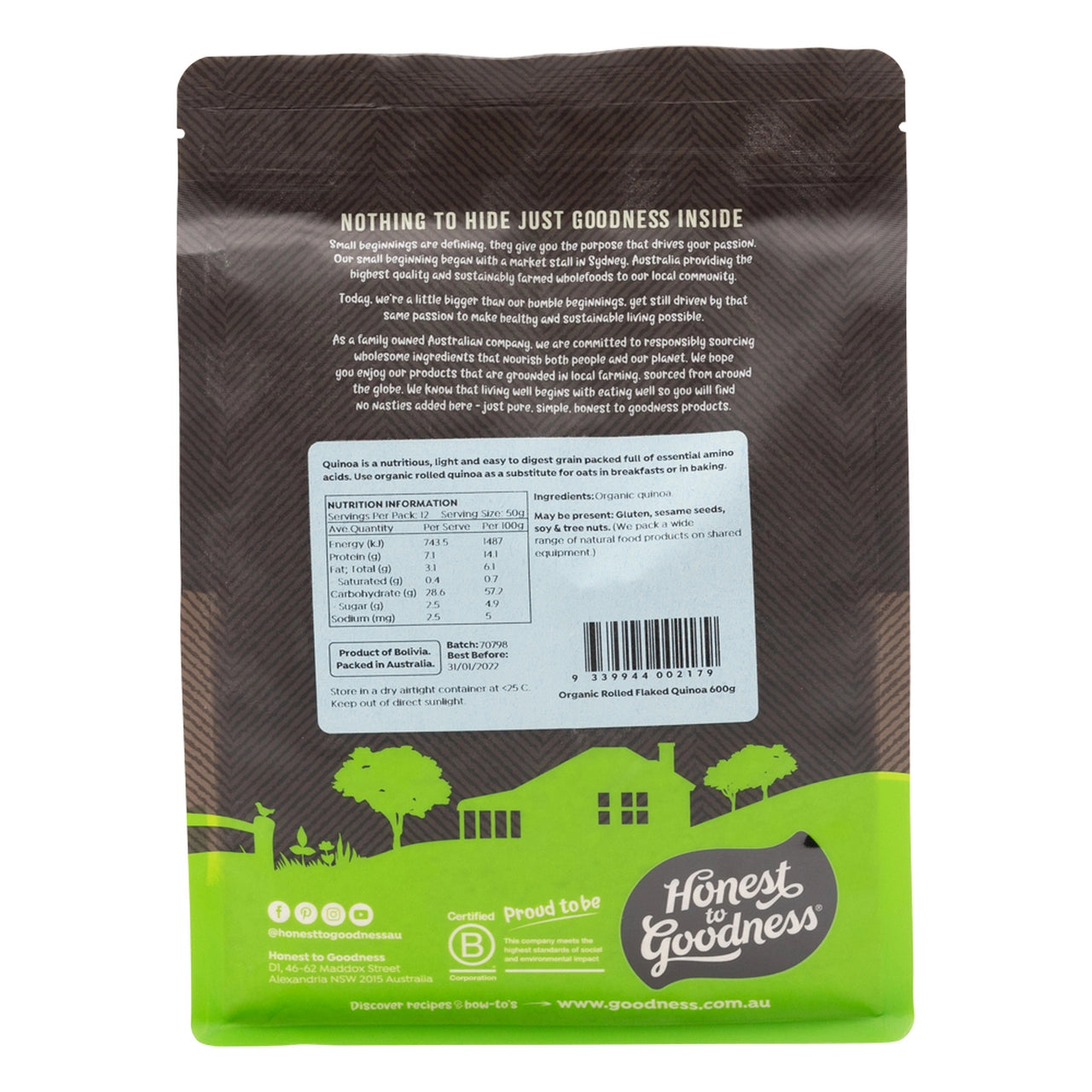 Organic Quinoa Flakes