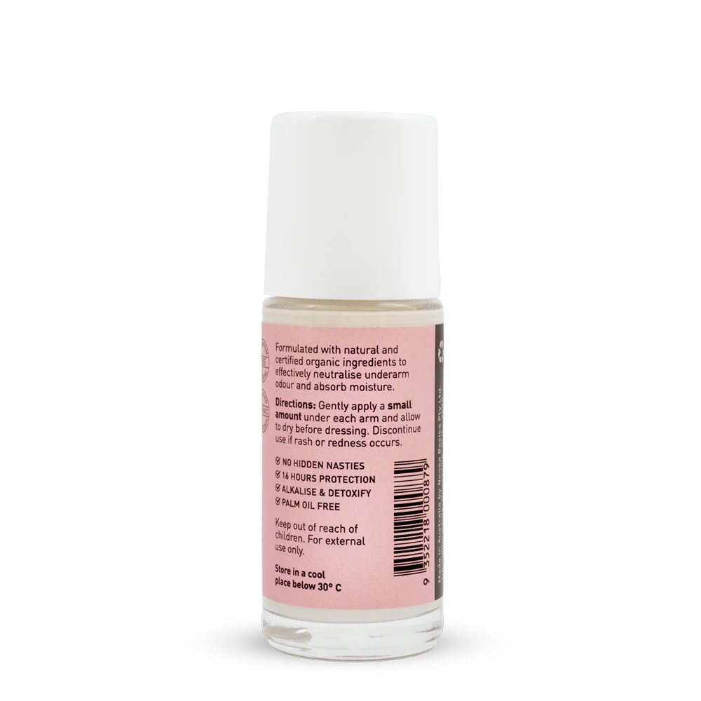 Roll On Organic Deodorant - Rose & Frankincense