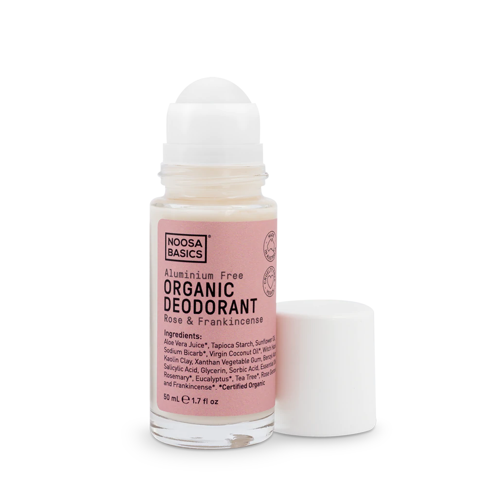 Roll On Organic Deodorant - Rose & Frankincense