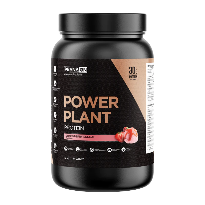 Power Plant Protein - Strawberry Sundae