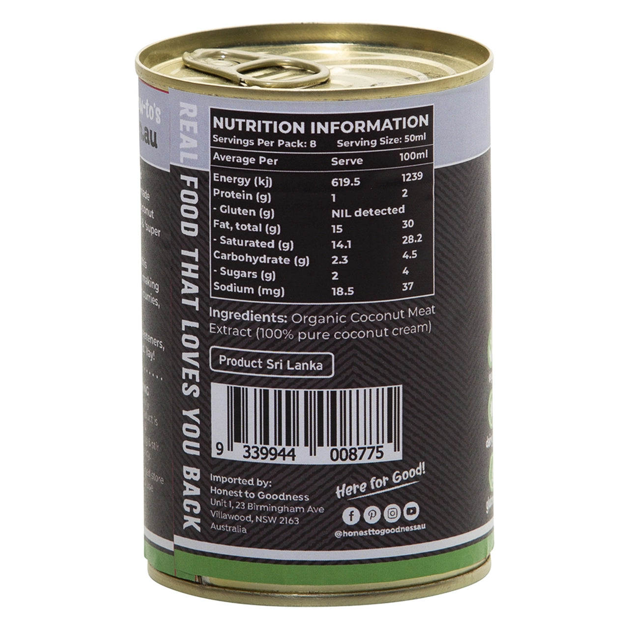 Organic Supreme 30% Coconut Cream