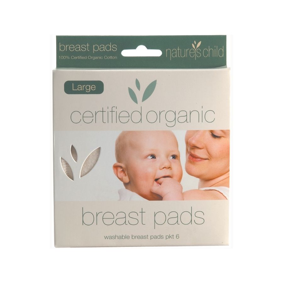 Organic Reusable Breast Pads - 6 Pack