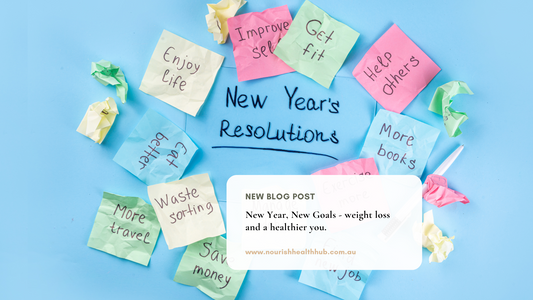 New Year, New Goals - weight loss and a healthier you.