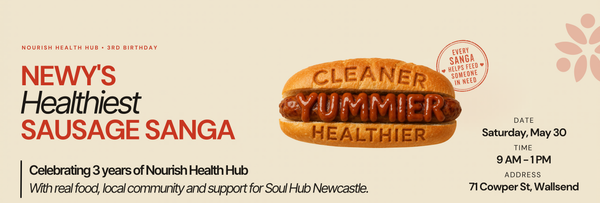 Newy’s Healthiest Sausage Sanga