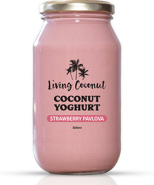 Coconut Yoghurt - Strawberry Pavlova