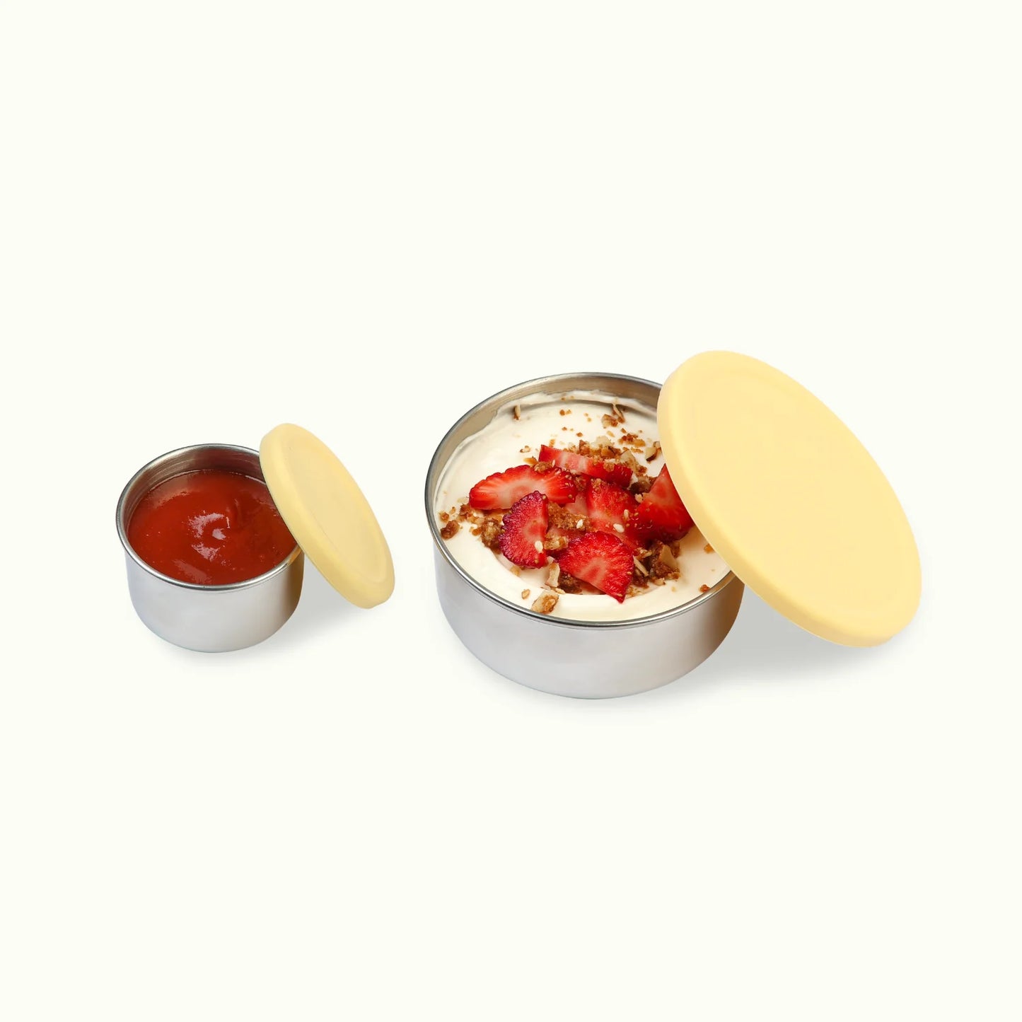 Stainless Steel Leakproof Snack Pods - Set of 2